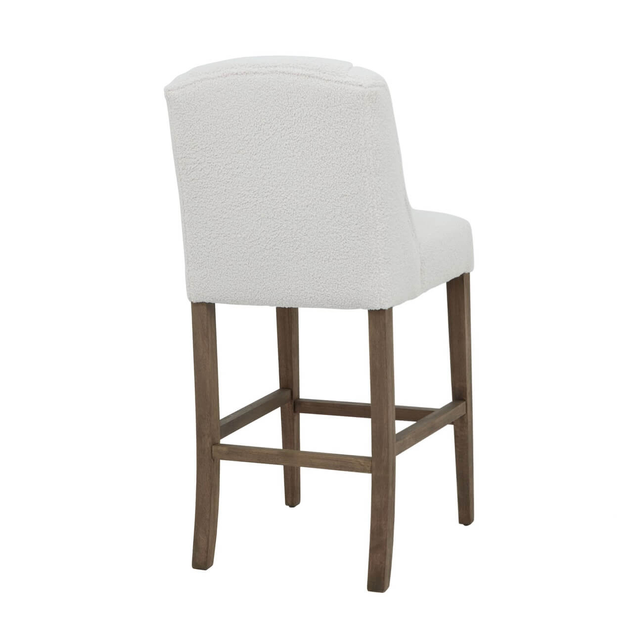 Cream Boucle Barstool