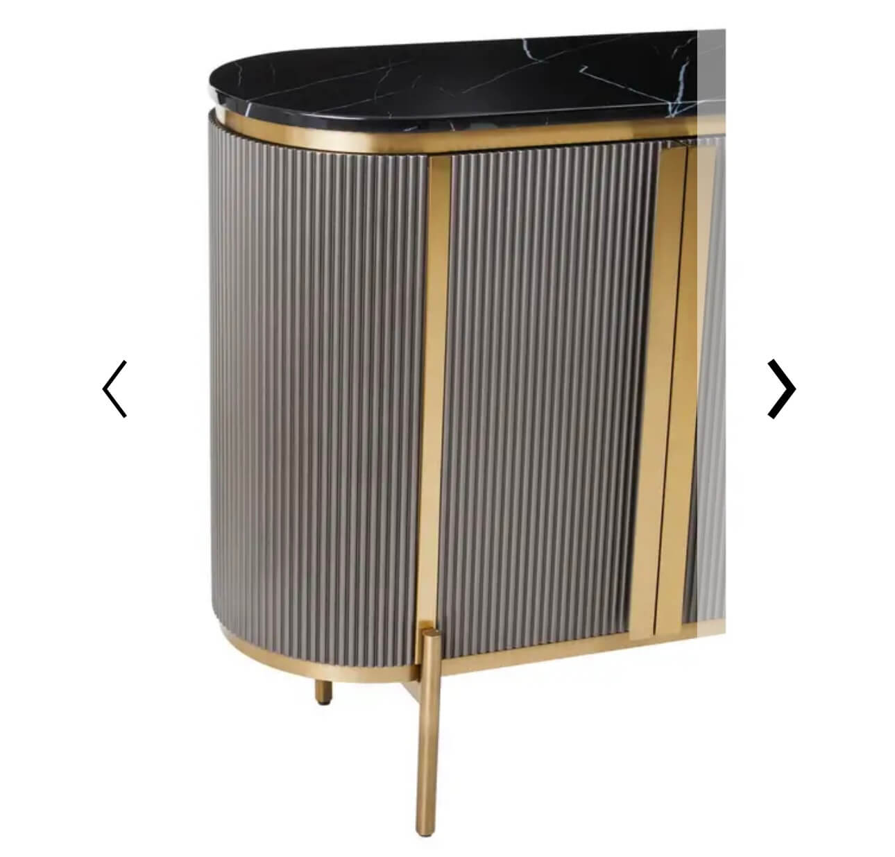 Luxe Gold Metallic Sideboard