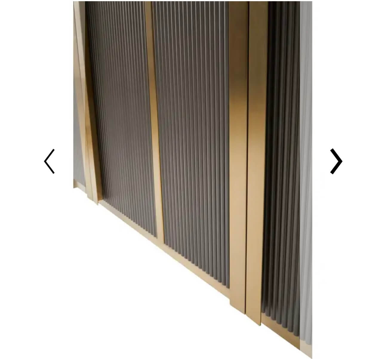 Luxe Gold Metallic Sideboard
