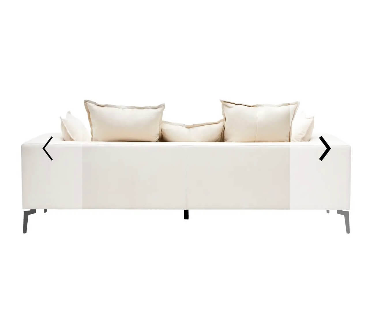 Luxe Cream 2 Seater Sofa