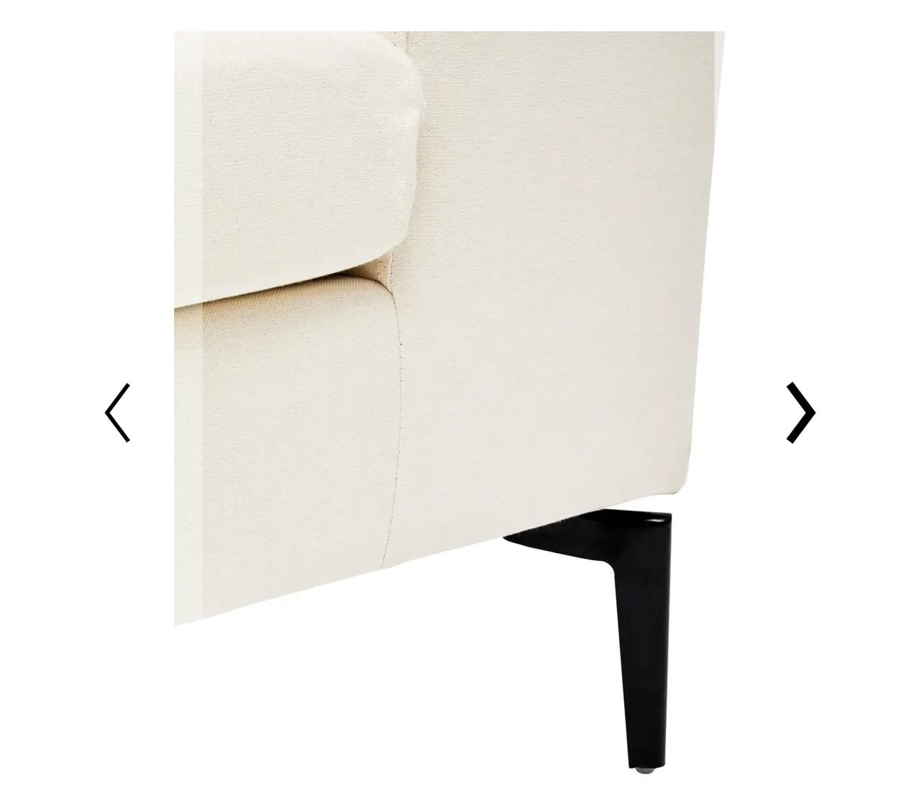 Luxe Cream 2 Seater Sofa