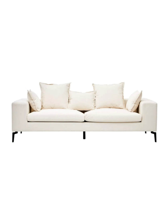 Luxe Cream 2 Seater Sofa