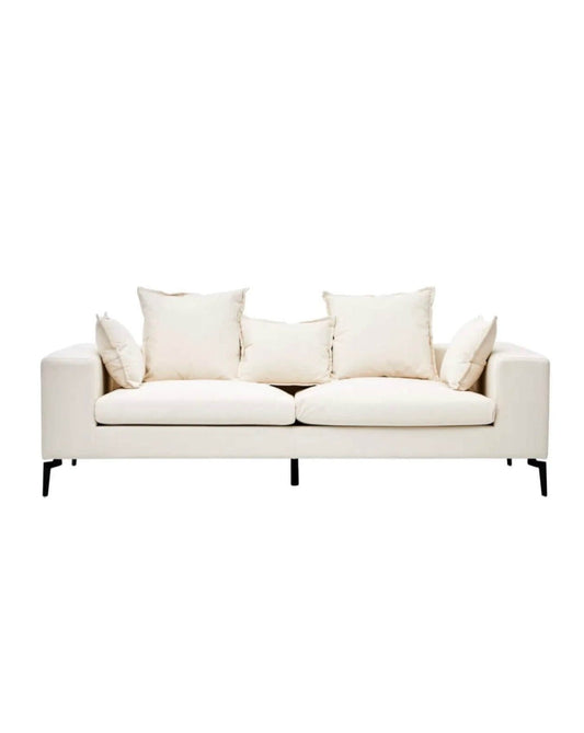 Luxe Cream 2 Seater Sofa