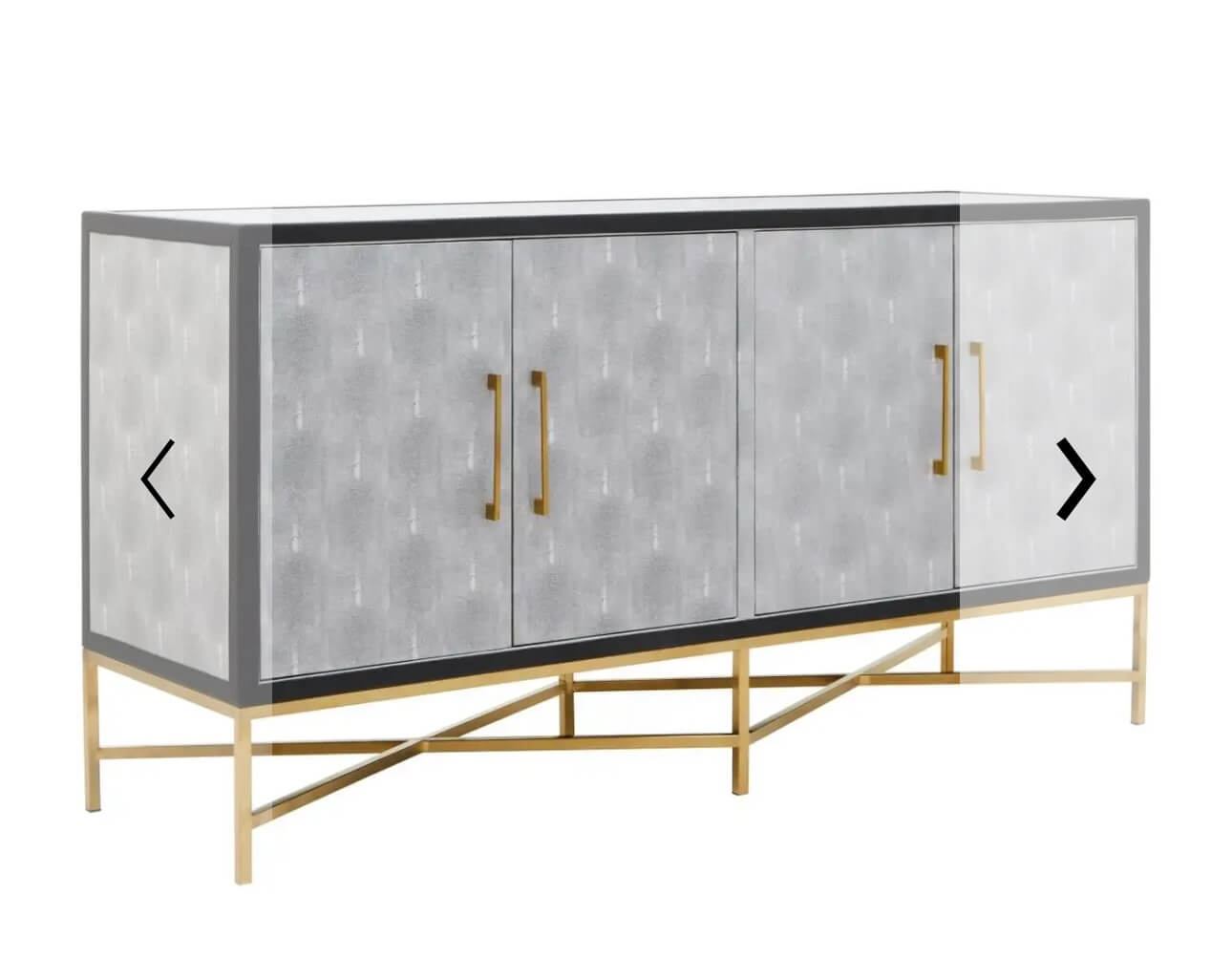 Grey Shagreen Sideboard