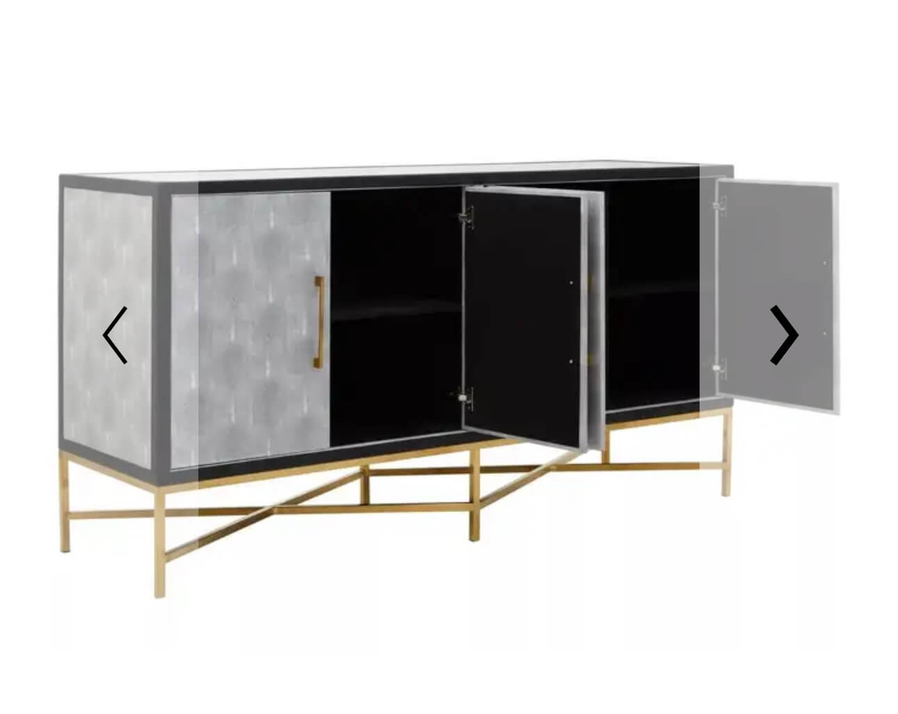 Grey Shagreen Sideboard