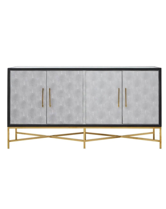 Grey Shagreen Sideboard