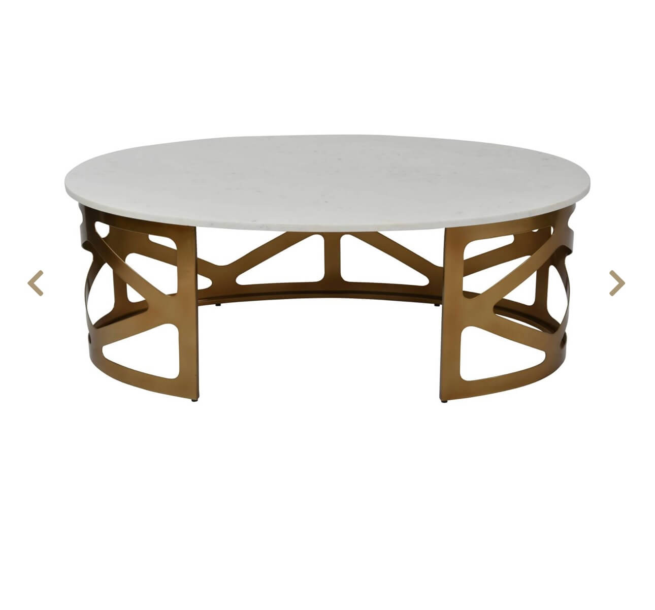 Bronze Finish Coffee Table
