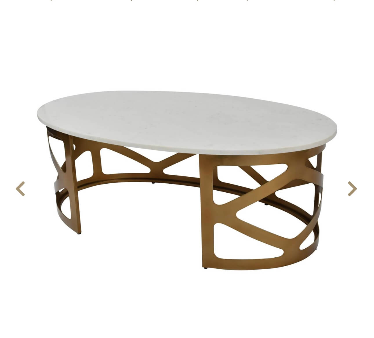 Bronze Finish Coffee Table