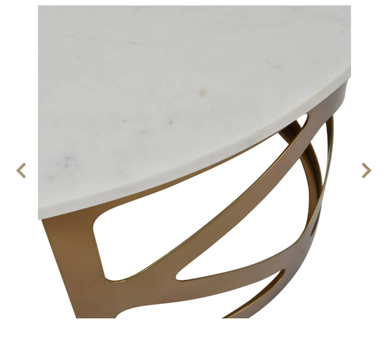 Bronze Finish Coffee Table