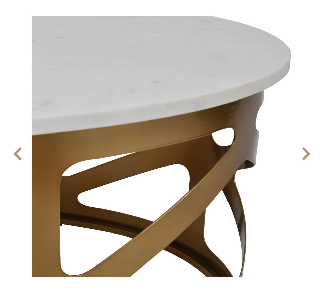 Bronze Finish Coffee Table