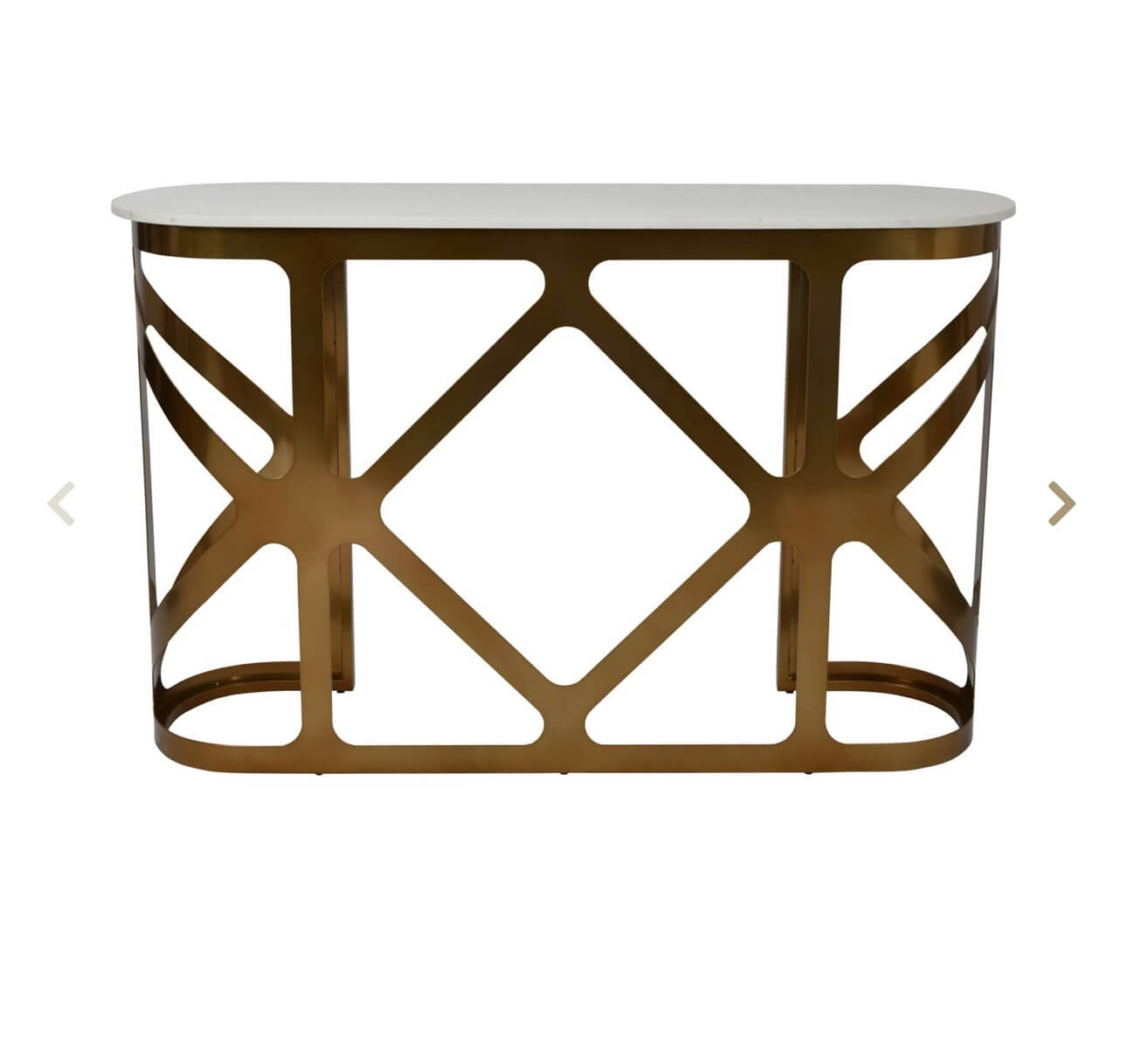 Bronze Finish Console Table
