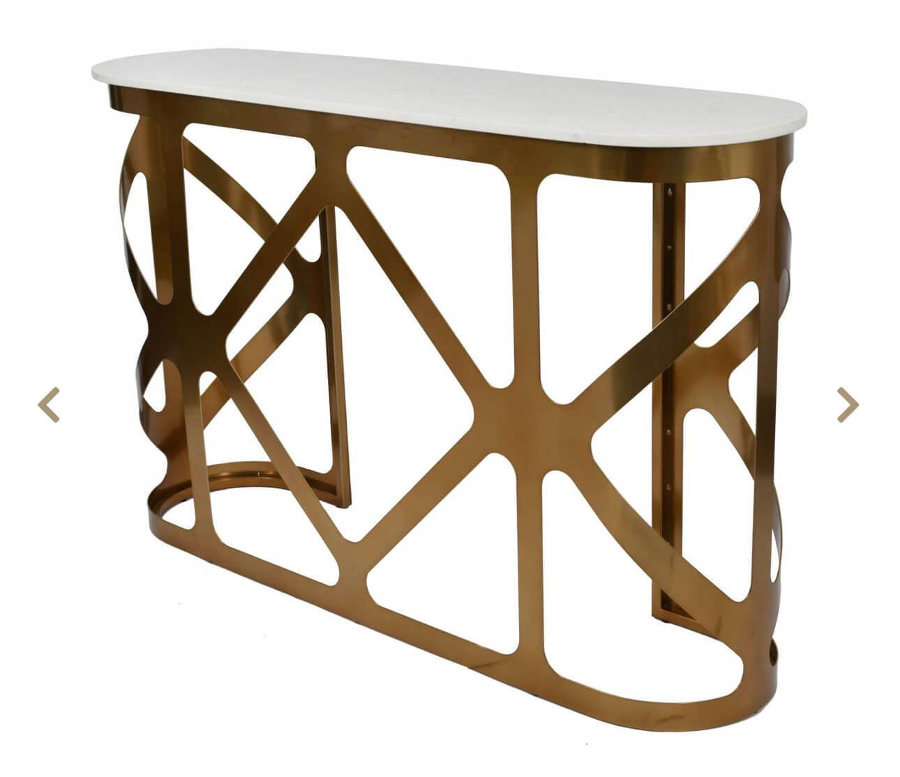 Bronze Finish Console Table