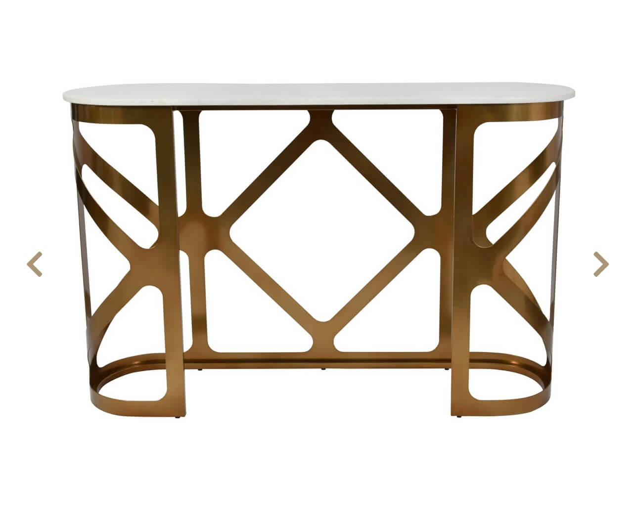 Bronze Finish Console Table