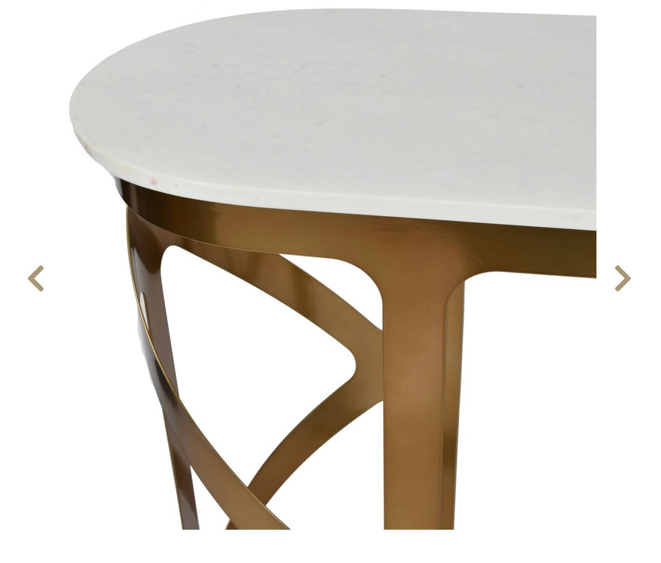 Bronze Finish Console Table