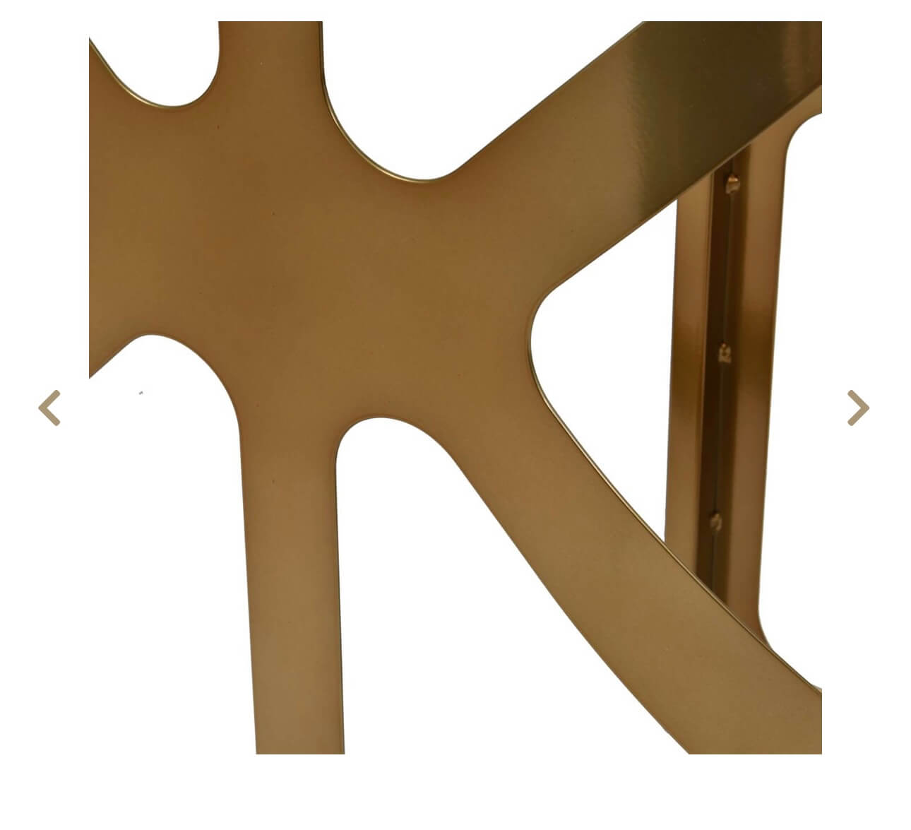 Bronze Finish Console Table