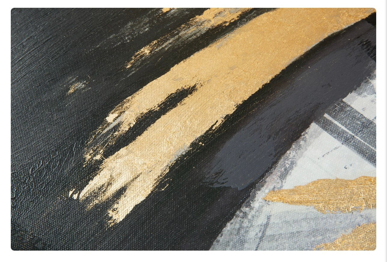 Abstract Hand Finished Canvas