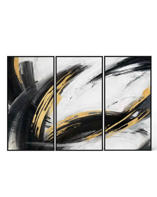 Abstract Hand Finished Canvas