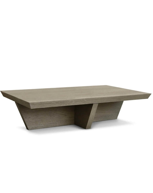 Textured Geometric Design Coffee Table