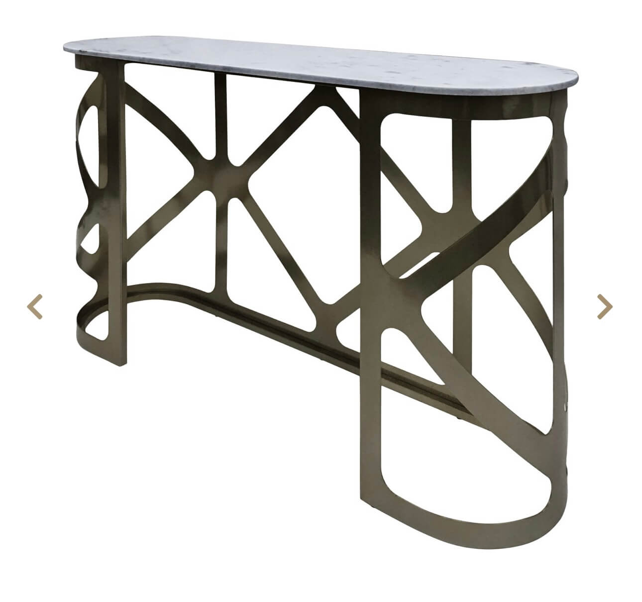 Black Finish Console Table