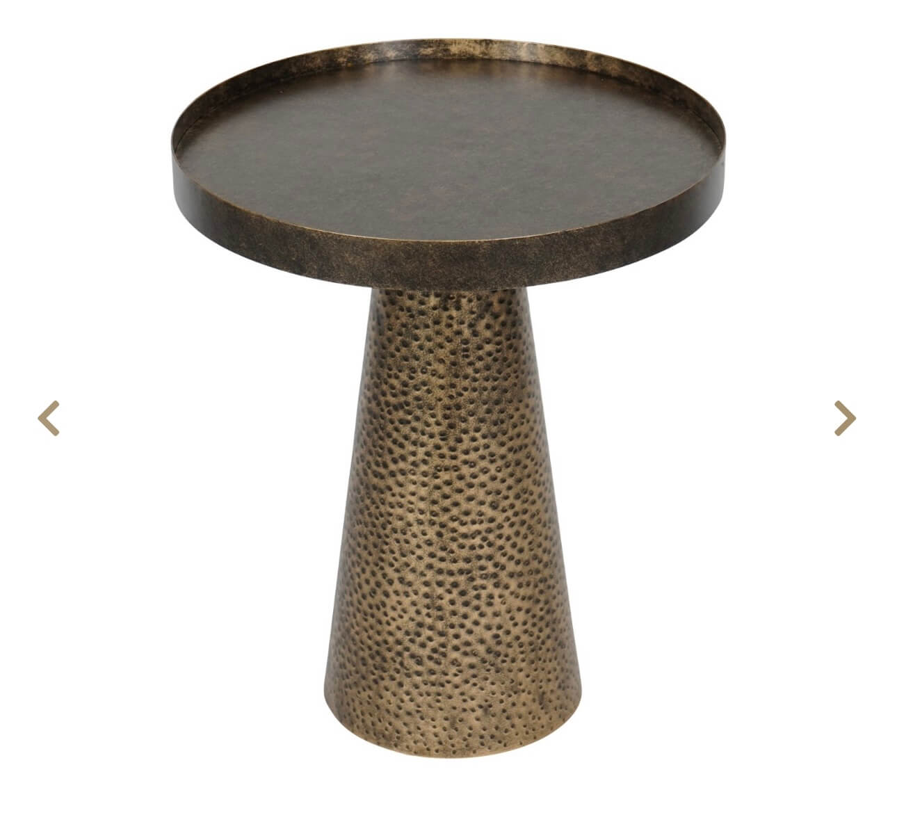 Antique Gold Side Table