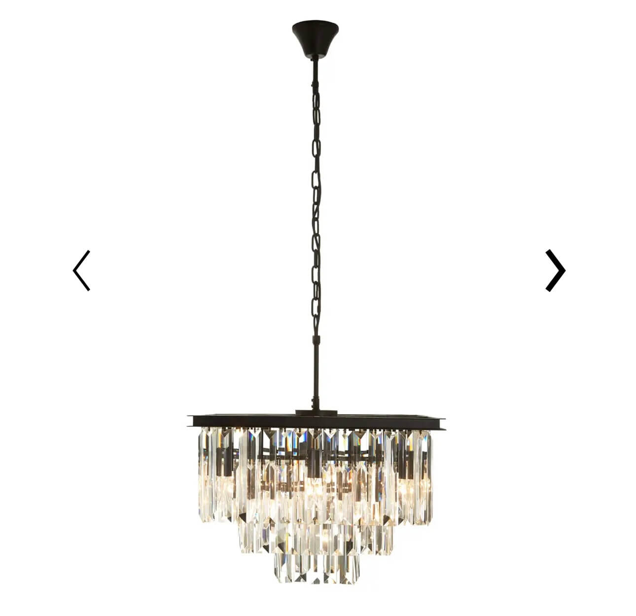 Multi Crystal Pendant Light