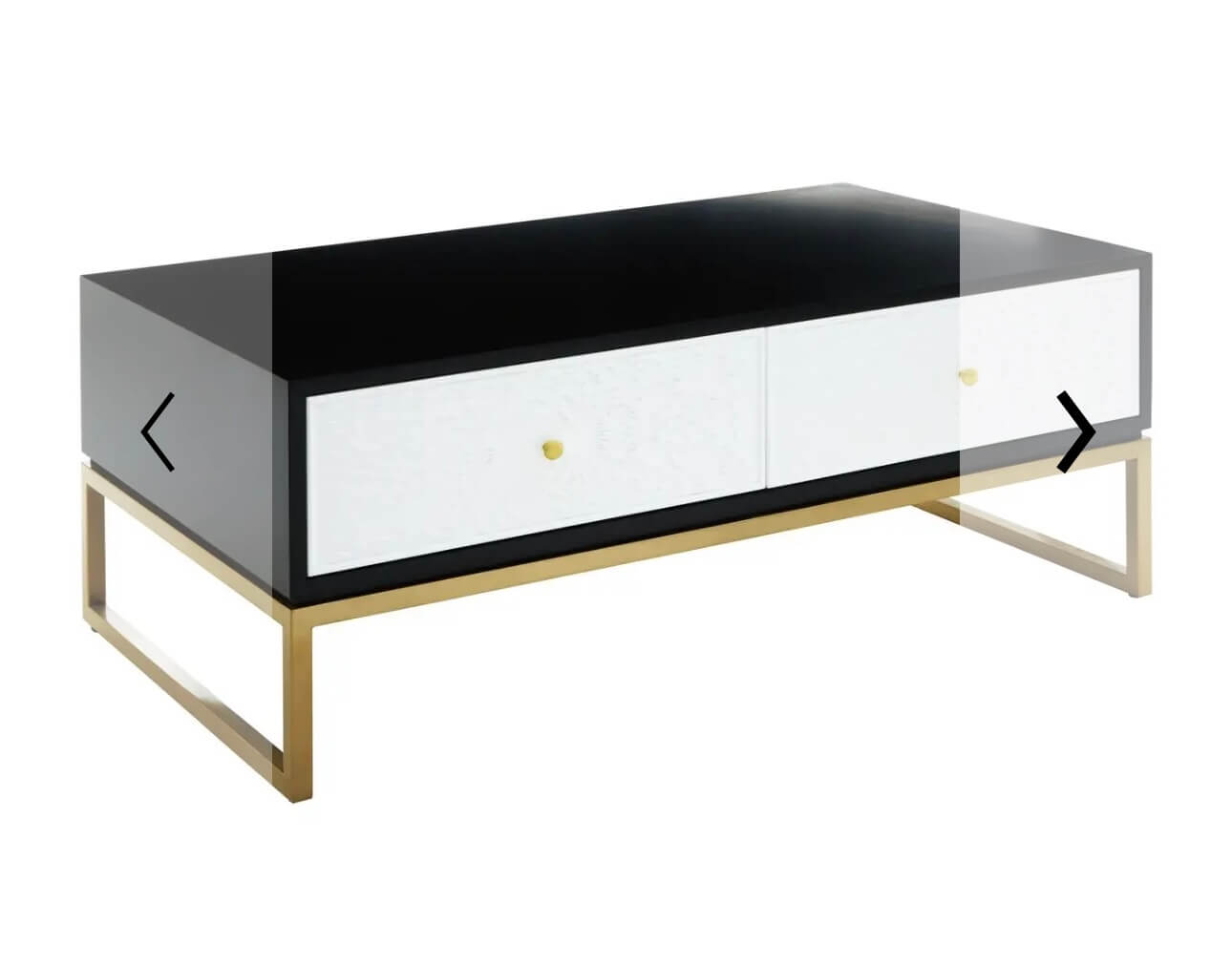 Luxe Monochrome Coffee Table