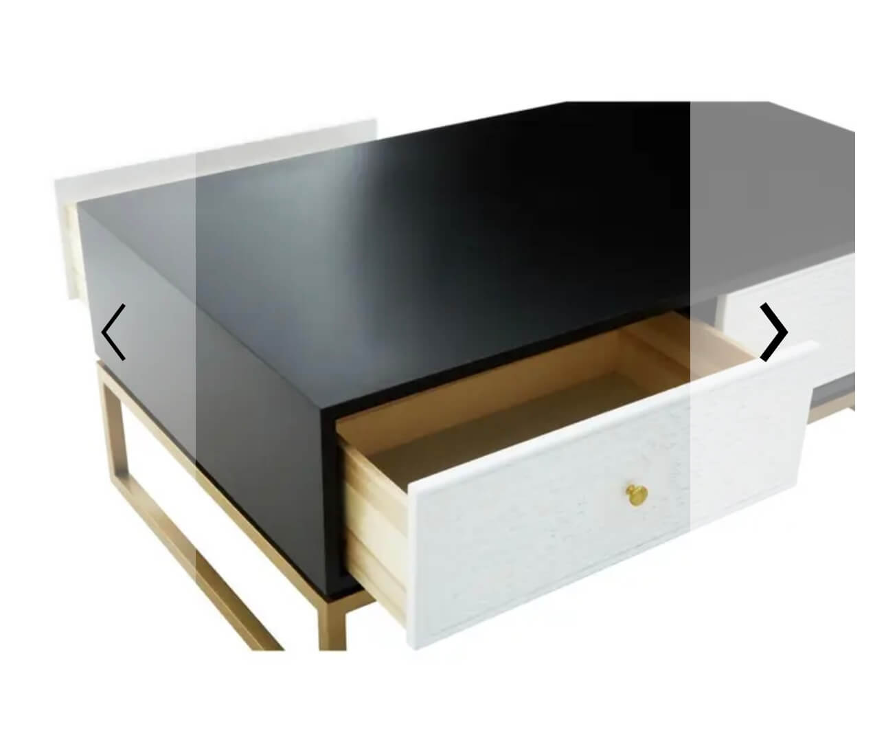 Luxe Monochrome Coffee Table