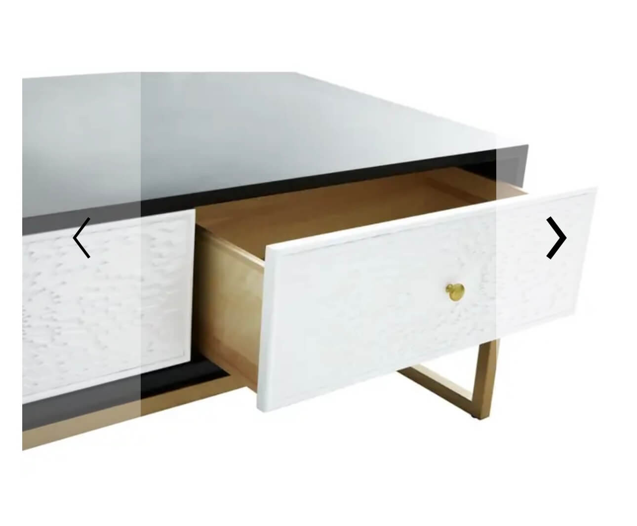 Luxe Monochrome Coffee Table