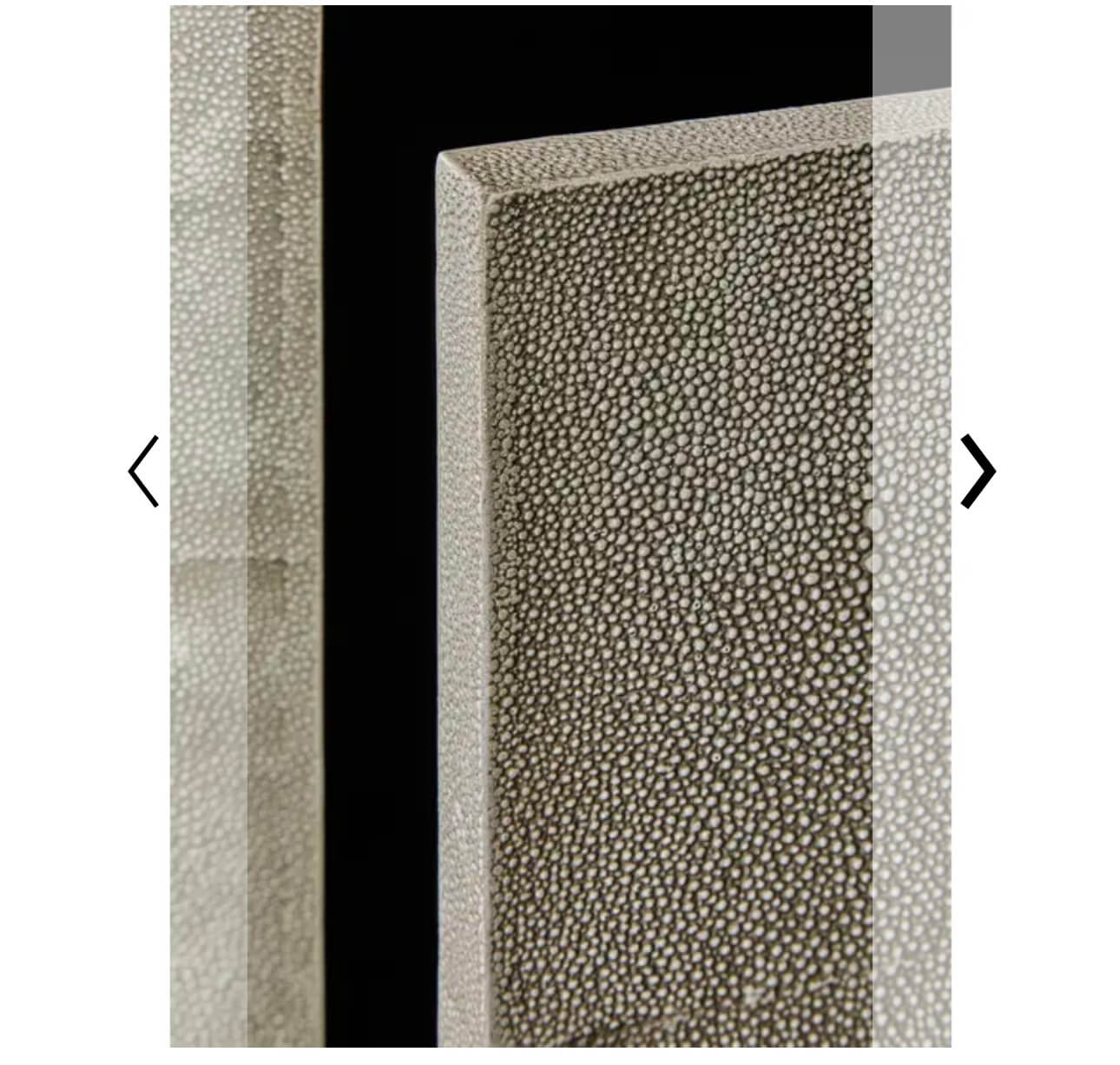 Gold Finish Grey Shagreen Sideboard