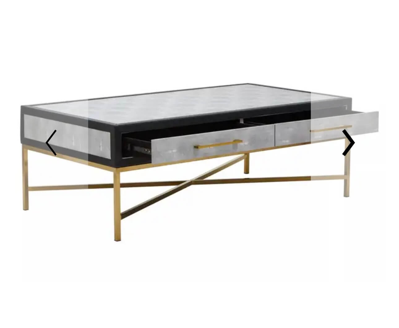 Grey Shagreen Coffee Table