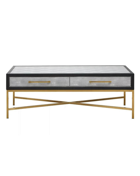 Grey Shagreen Coffee Table