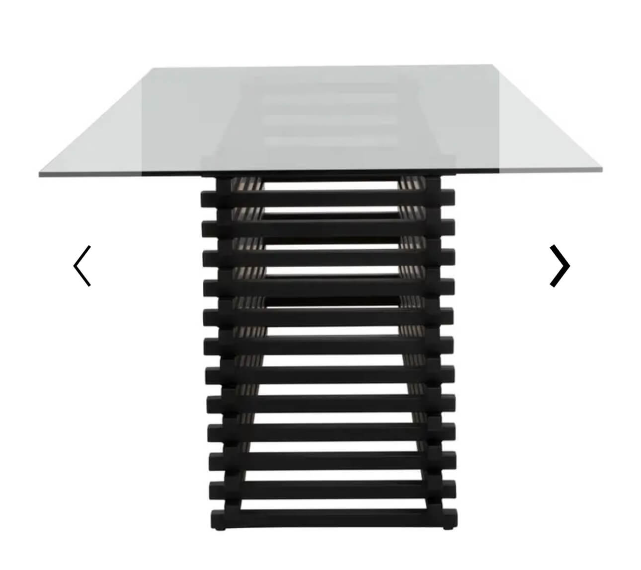 Matte Black Dining Table