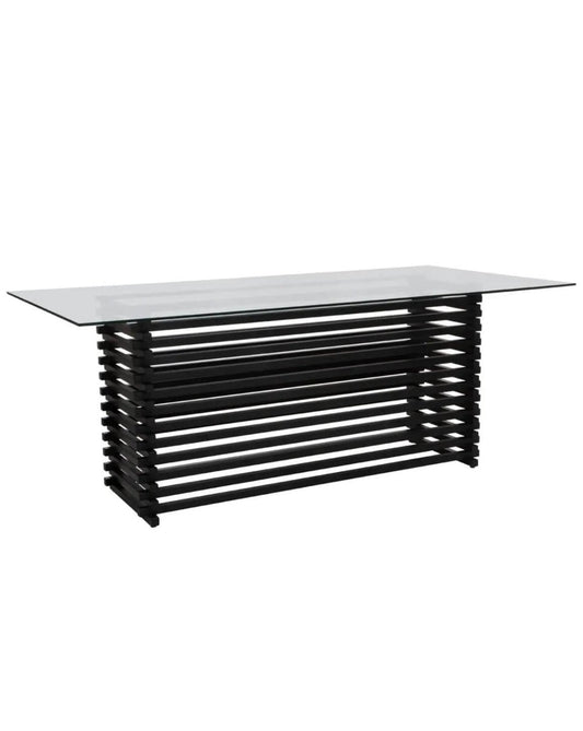 Matte Black Dining Table