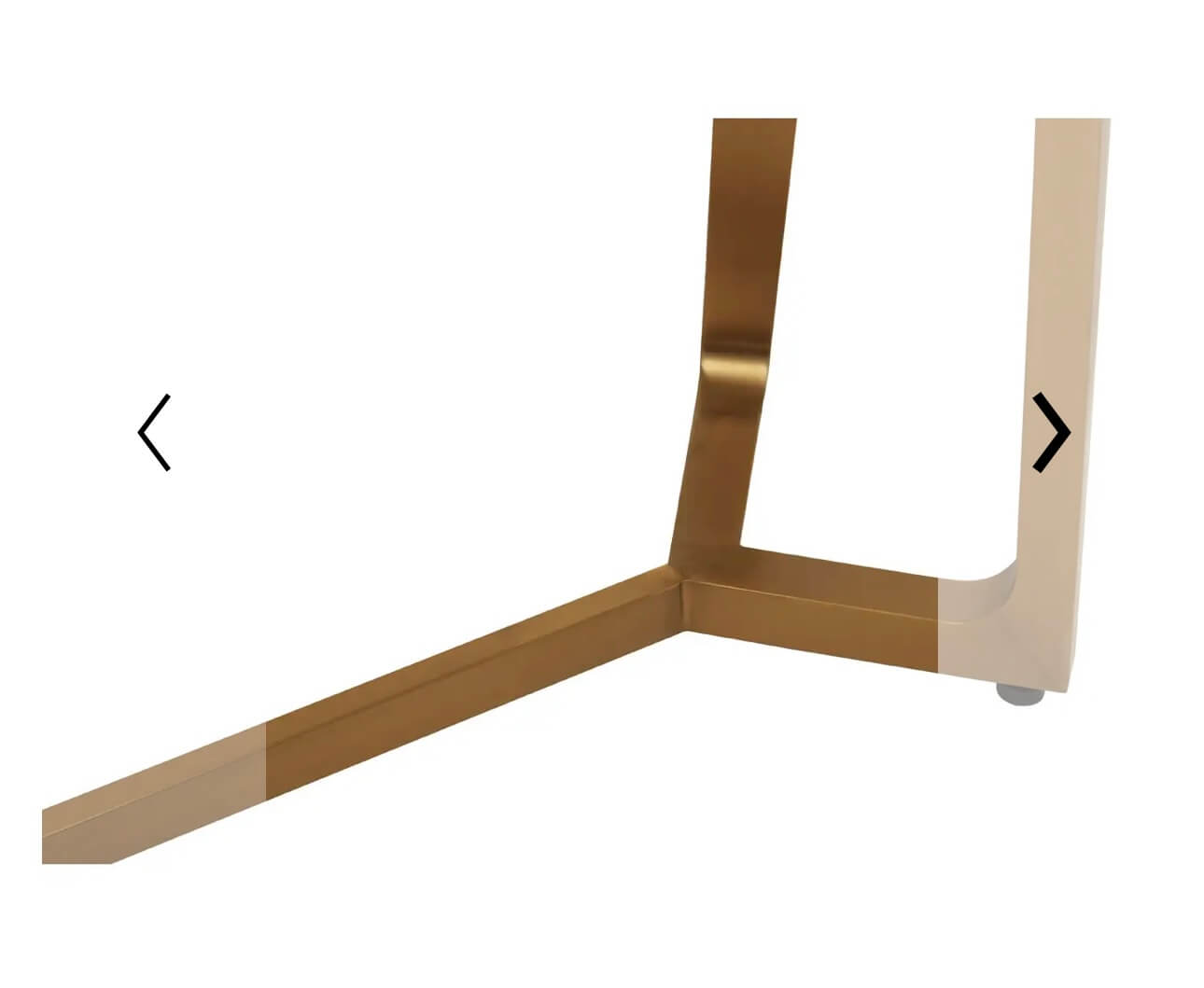 White Marble Brushed Gold Console Table