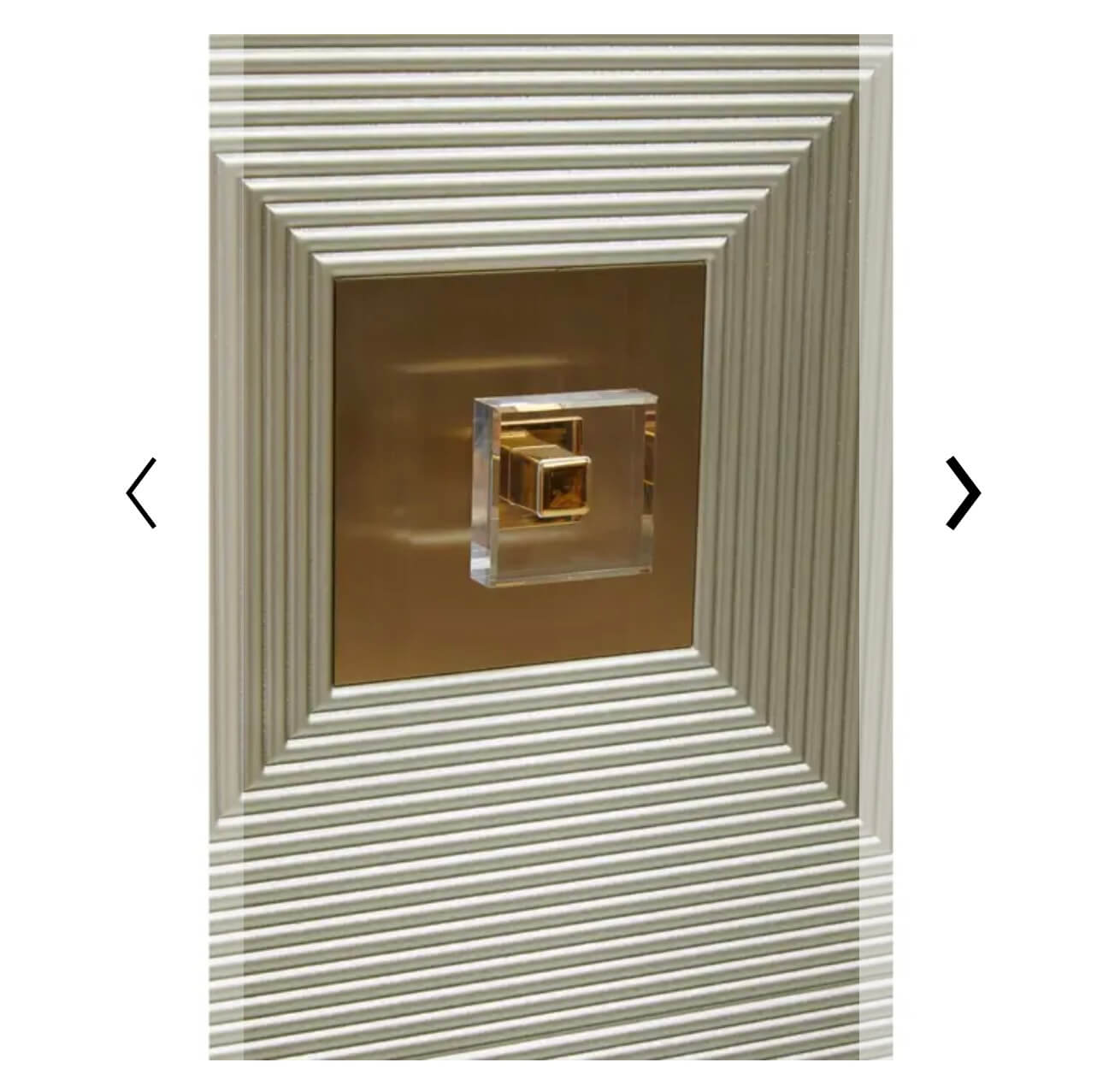 Silver Gold Detailed Cabinet