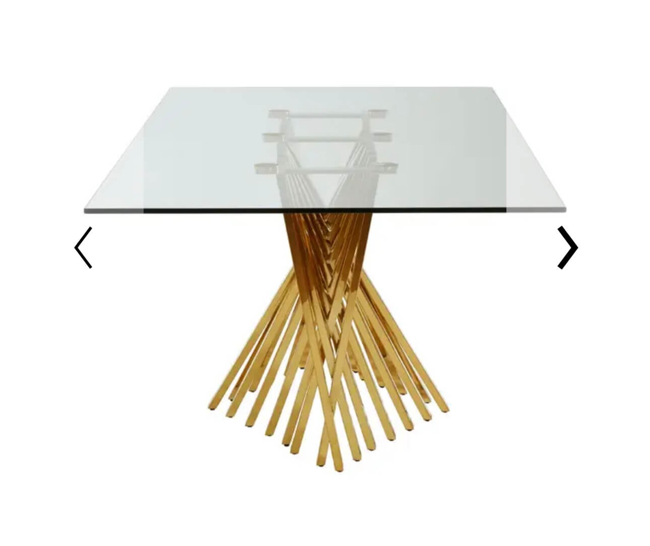 Luxe Gold Dining Table