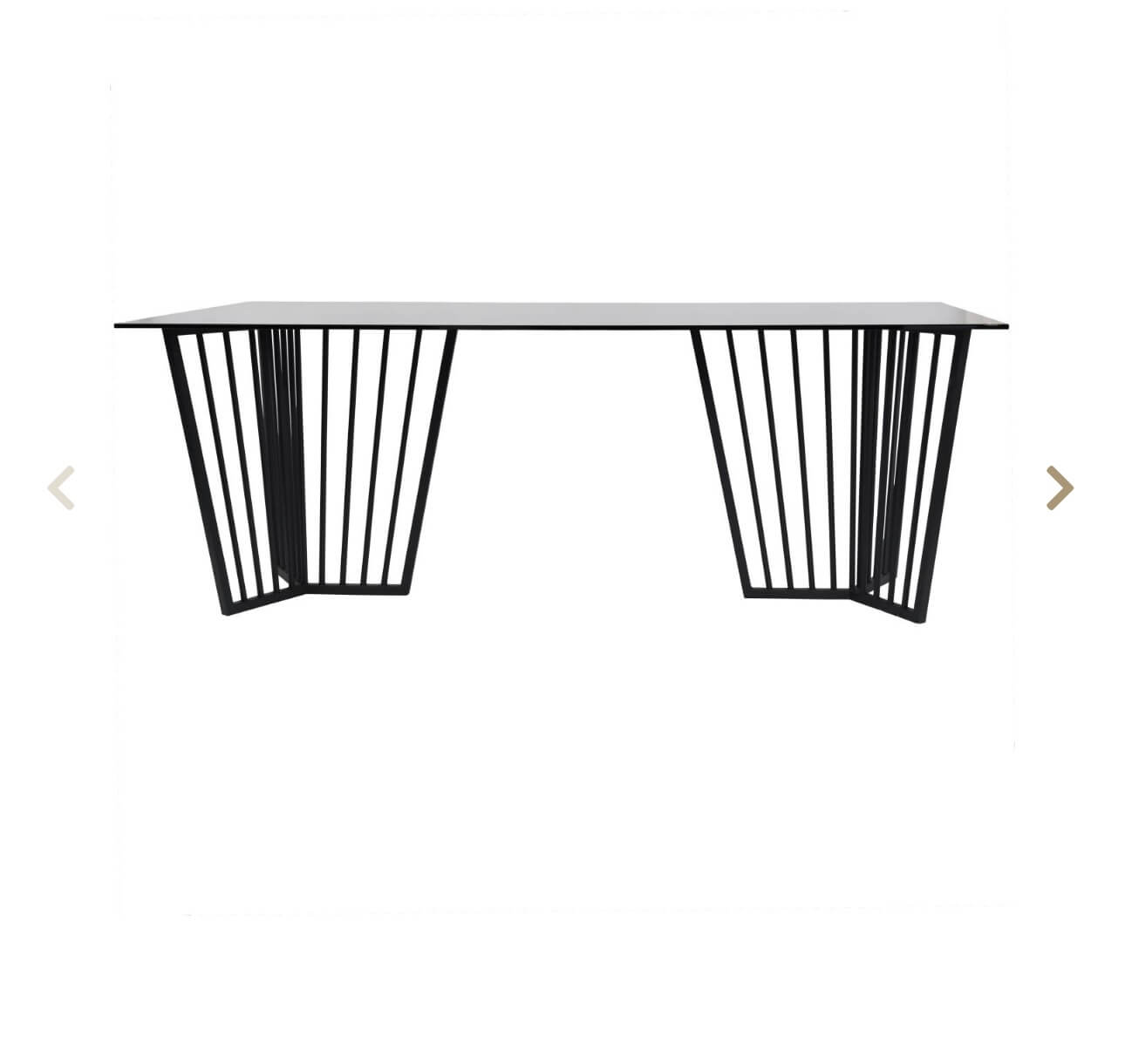 Tinted Glass Dining Table