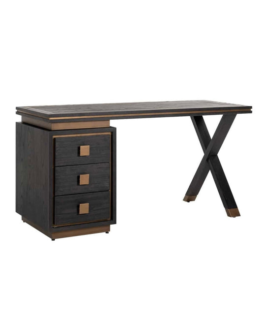 Black Rustic Desk