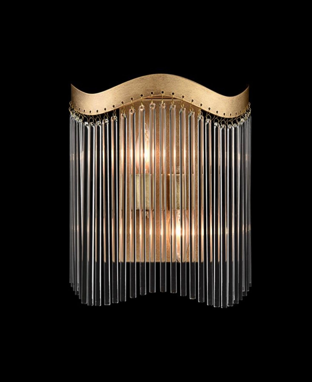 Aged Brass Wall Light