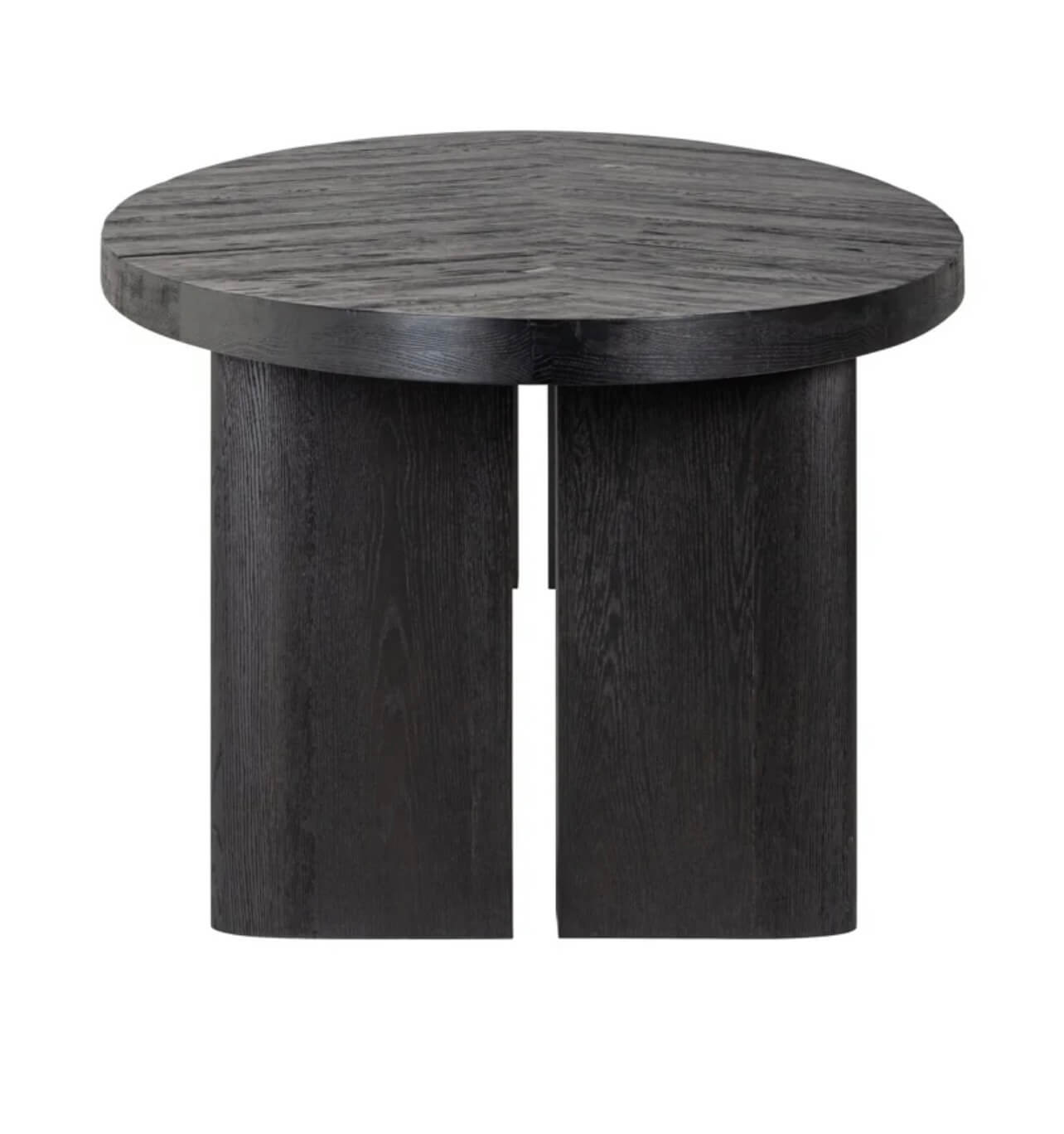 Dark Coffee Oval Dining Table
