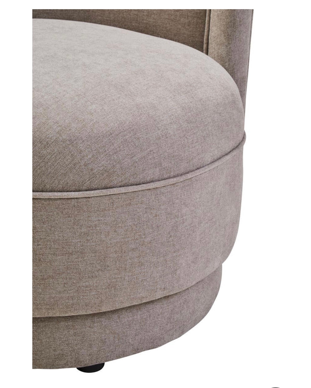 Taupe Chenille Accent Chair