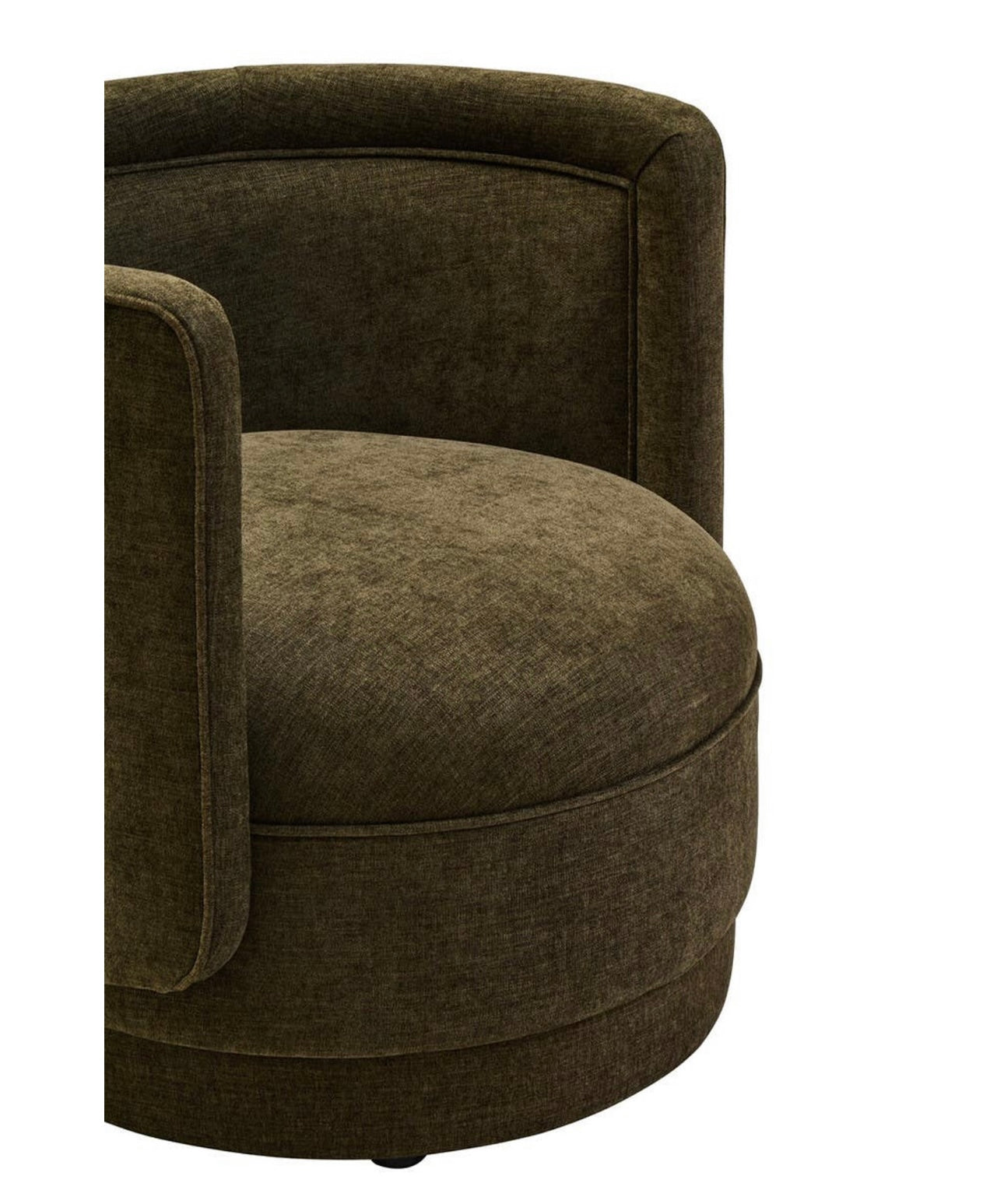 Forest Green Chenille Accent Chair