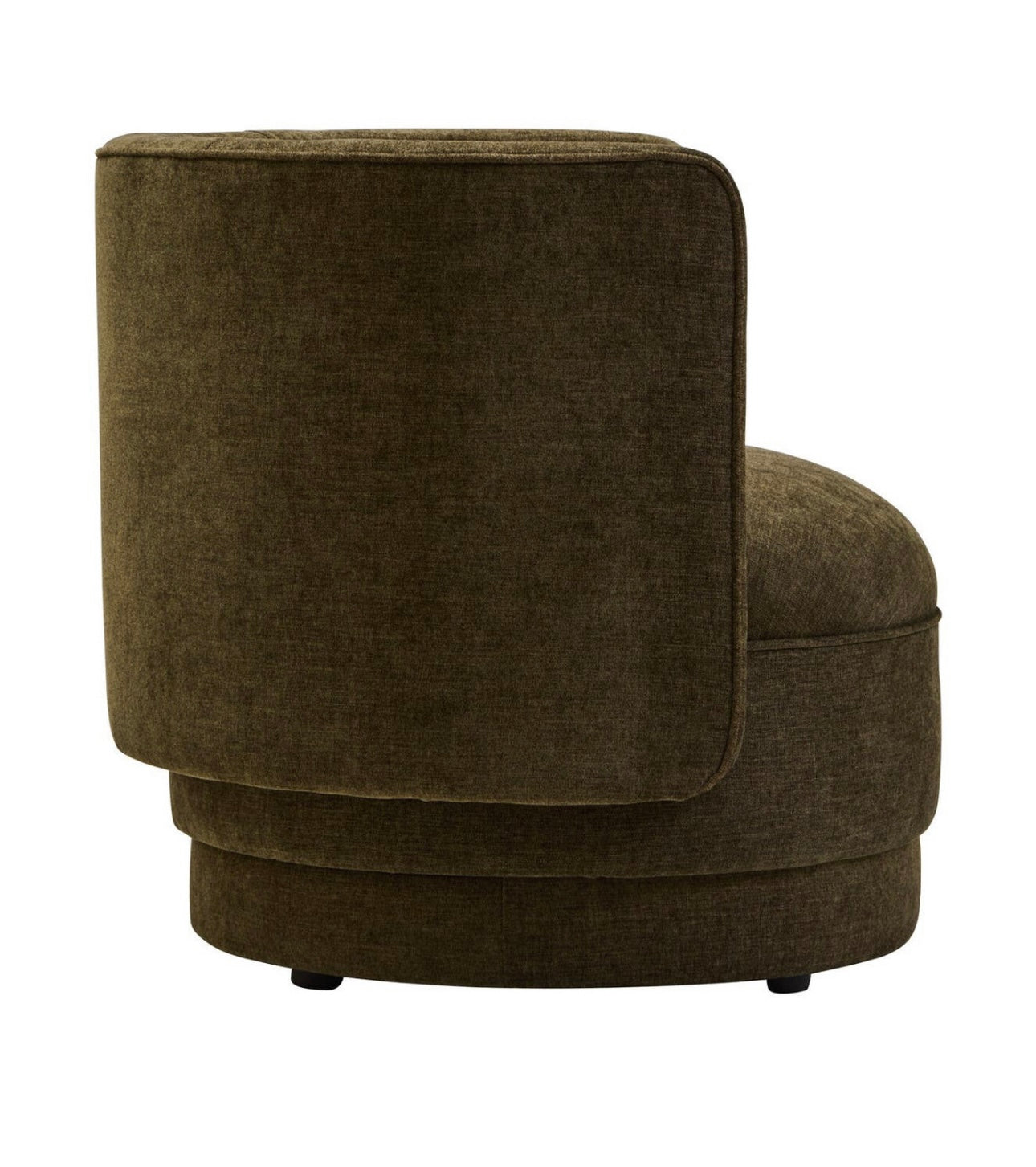 Forest Green Chenille Accent Chair