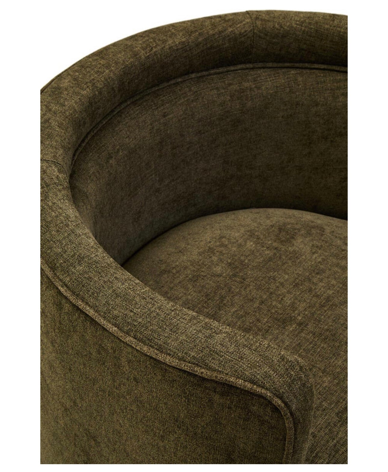 Forest Green Chenille Accent Chair
