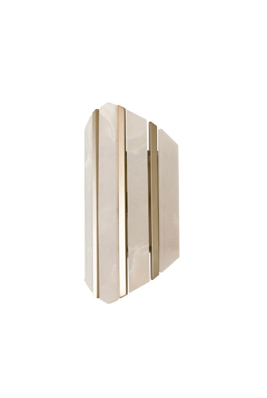 Champagne Alabaster IP44 Wall Light