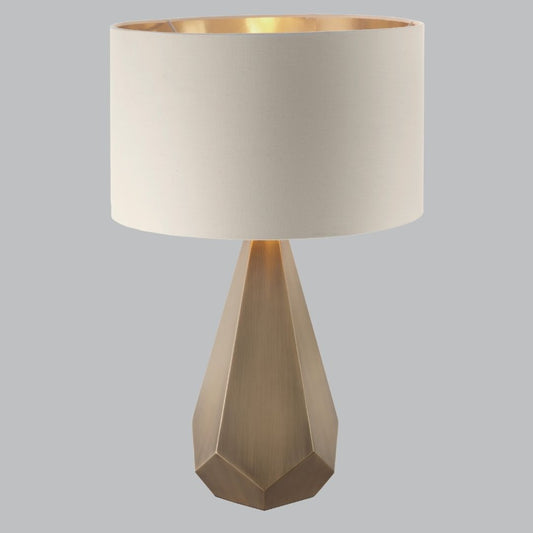 Antique Brass Soft Latte Table Lamp