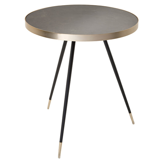 Caviar Marble Side Table