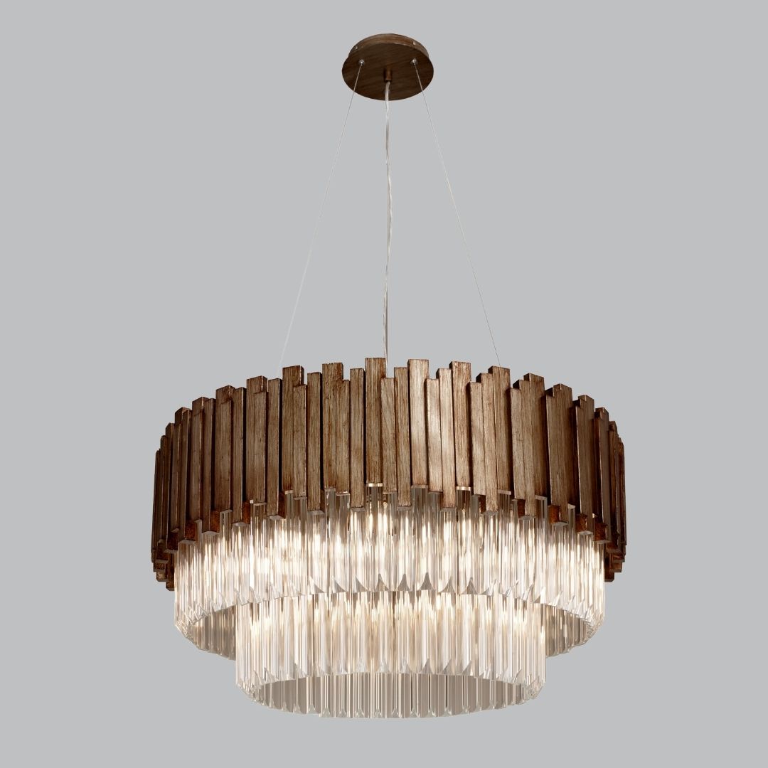 Antique Gold Finish 80cm Chandelier
