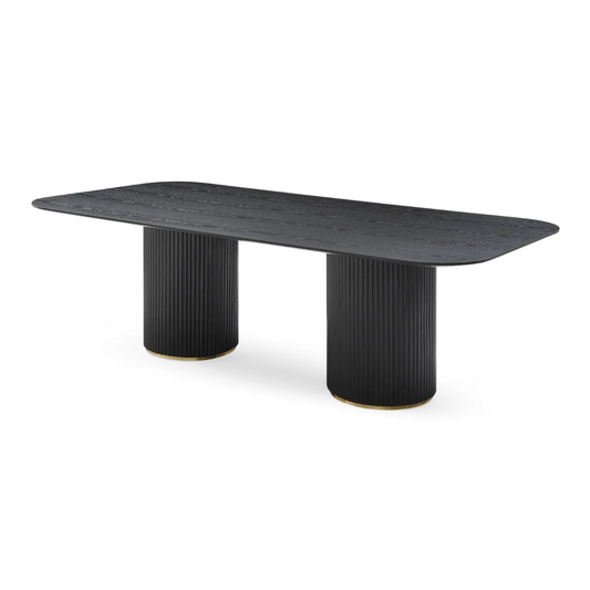 Lantine 240 Dining Table - Black Oak