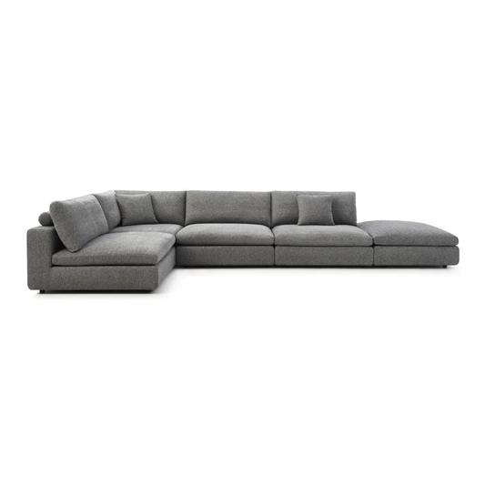 Blanco 5 Piece Modular Sofa - Charcoal